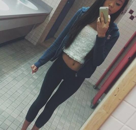 18 year old asian girl selfie clothed pic